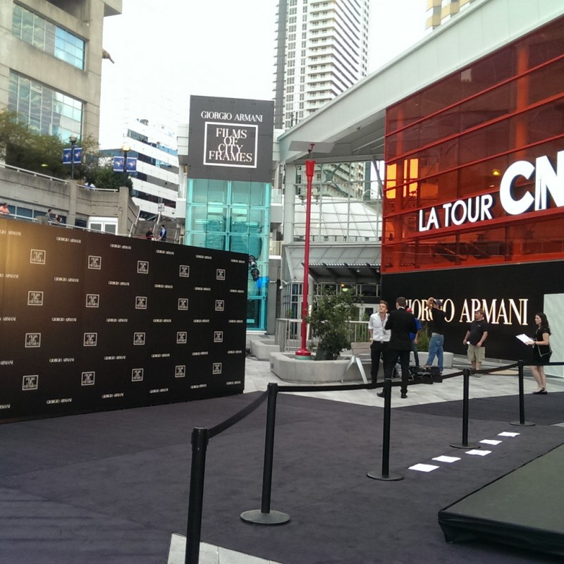 Griogio Armani – Tiff Event Interior Exterior Signage