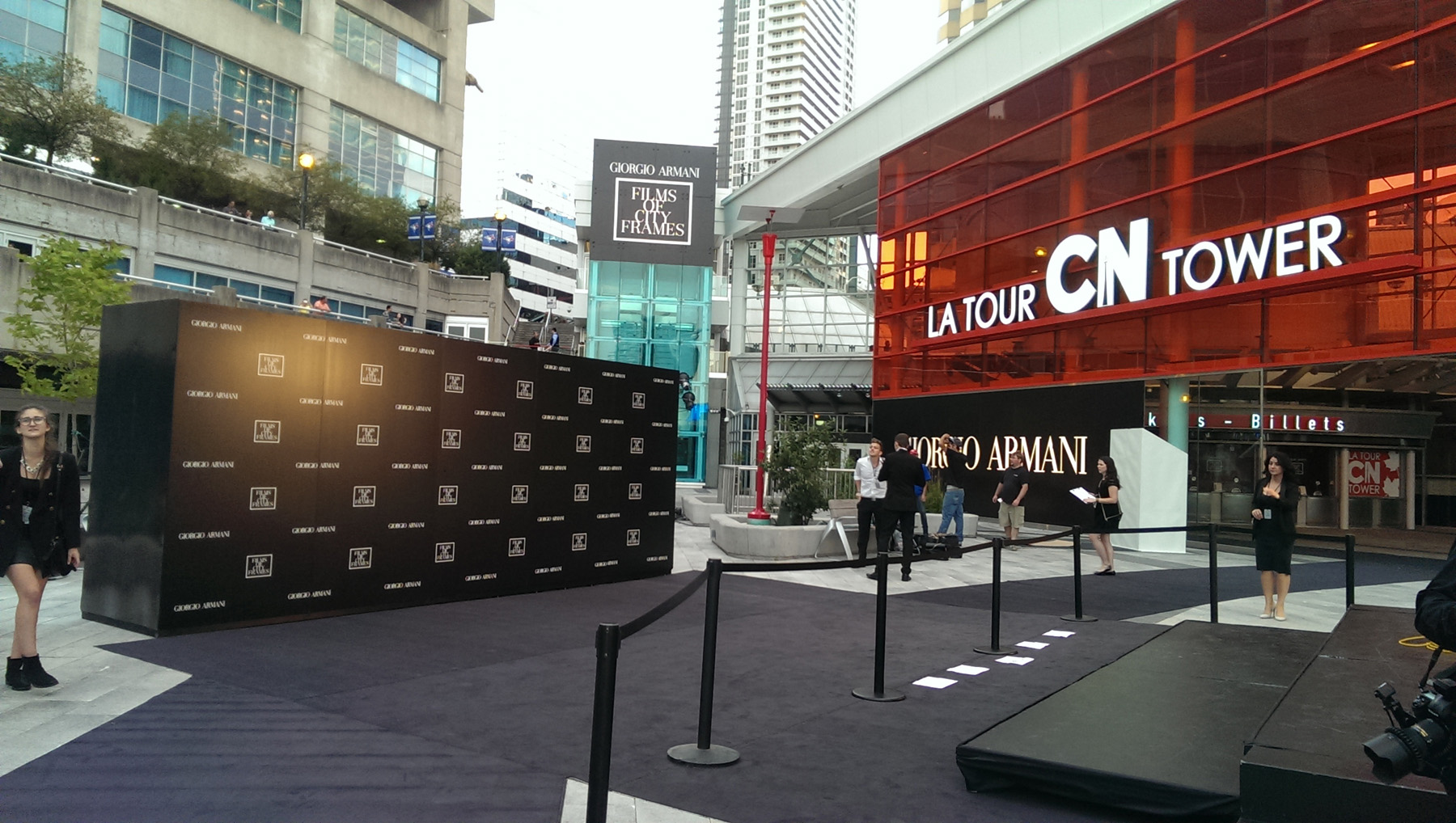 Griogio Armani – Tiff Event Interior Exterior Signage